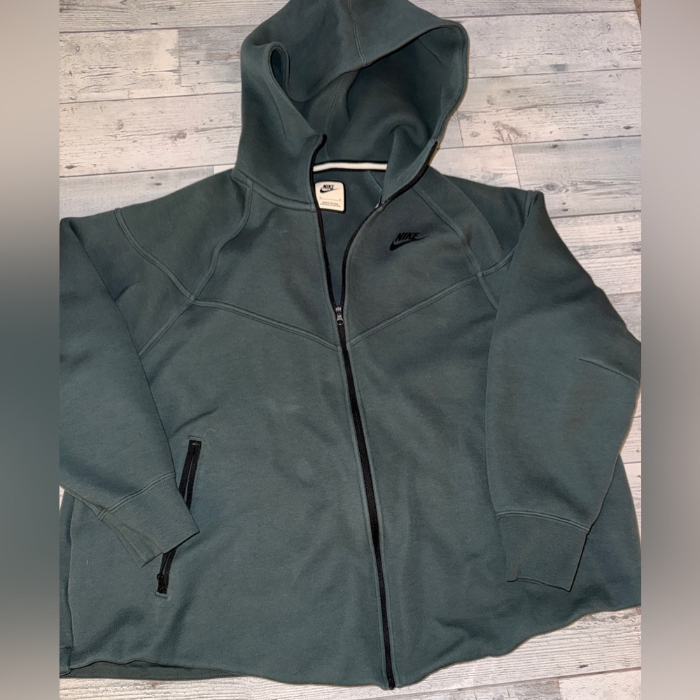 Nike Dark Teal Full-Zip Hooded Sweatshirt